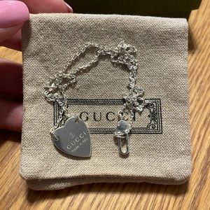 Gucci heart necklace